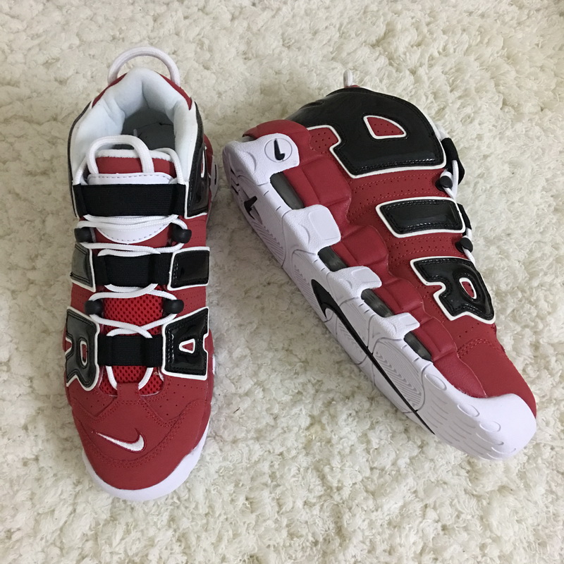 Authentic Nike Air More Uptempo RED Black